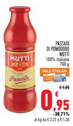 Conad City Passata Mutti offerta