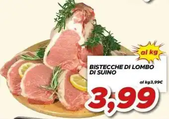 MA Supermercati Bistecche di lombo di suino offerta