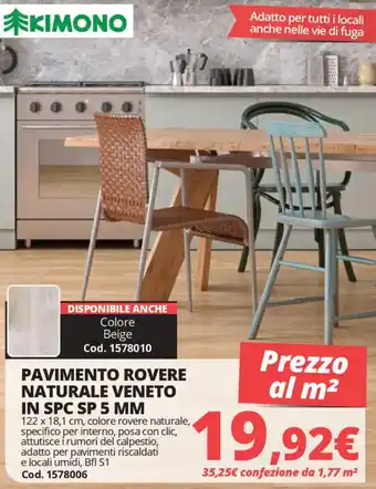 Pavimento Rovere Naturale Veneto