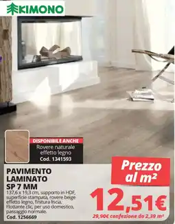 Brico Io Kimono pavimento laminato offerta