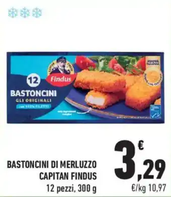 Bastoncini di merluzzo capitán findus