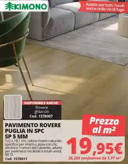 Brico Io Pavimento Rovere Puglia in SPC offerta