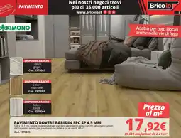 Brico Io Pavimento Rovere Paris in SPC offerta