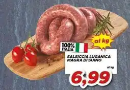 MA Supermercati Salsiccia luganica magra di suino offerta