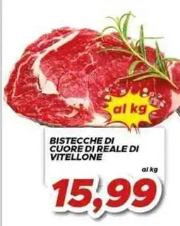 MA Supermercati Bistecche di cuore di reale di vitellone offerta