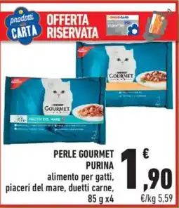 Conad City Perle Gourmet Purina offerta