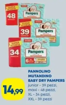 Panorama Pannolino mutandino baby dry Pampers offerta