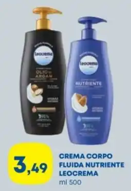 Panorama Crema corpo fluida nutriente Leocrema offerta