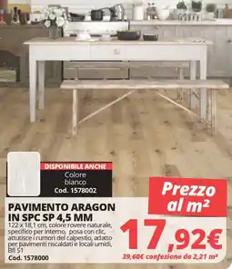 Brico Io Pavimento Aragon offerta