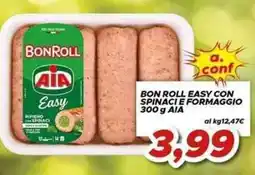 MA Supermercati Bon Roll Easy con spinaci e formaggio AIA offerta