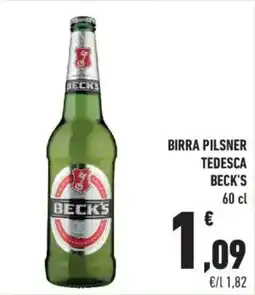 Conad City Birra pilsner tedesca Beck's offerta