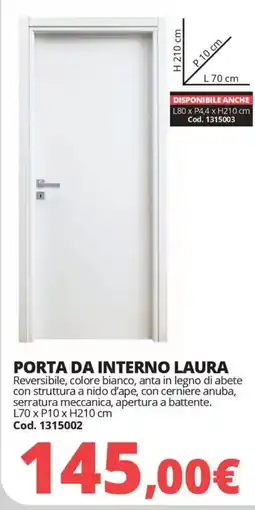 Brico Io Porta da interno Laura offerta