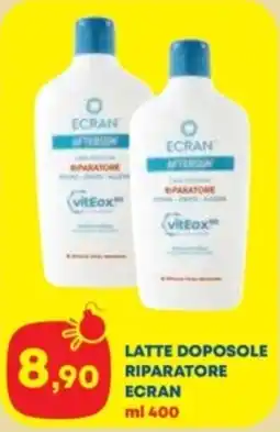 Panorama Latte dopo sole riparatore Ecran offerta