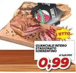 MA Supermercati Guanciale intero stagionato Sorrentino offerta