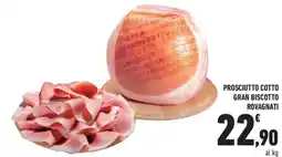 Conad City Prosciutto cotto Gran Biscotto Rovagnati offerta