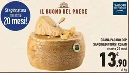 Conad City Grana Padano DOP Sapori&Dintorni Conad offerta