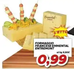 MA Supermercati Formaggio francese Emmental Entremont offerta