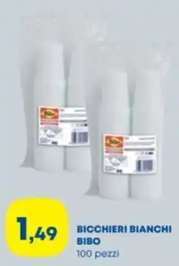 Panorama Bicchieri bianchi Bibo offerta