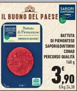 Conad City Battuta di Piemontese Saporidintorni offerta