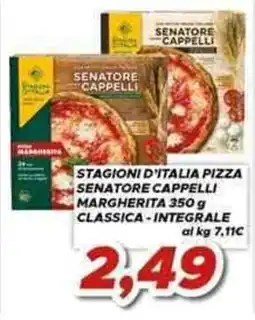MA Supermercati Stagioni d'Italia pizza Senator Cappelli Margherita offerta