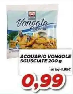 MA Supermercati Acquario vongole sgusciate offerta