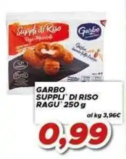 MA Supermercati Garbo Suppli' di Riso Ragu' offerta