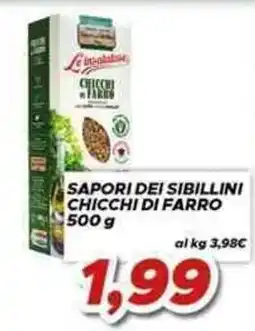 MA Supermercati Sapori dei Sibillini chicchi di farro offerta
