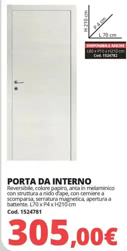 Brico Io Porta da interno offerta