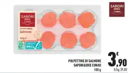 Conad City Polpette di salmone Sapori&Idee Conad offerta