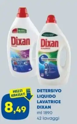 Panorama Detersivo liquido lavatrice Dixan offerta