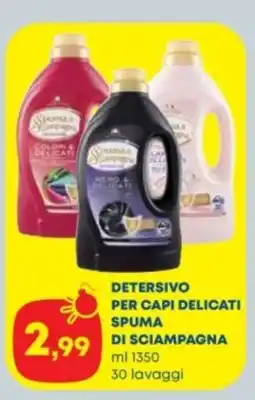 Panorama Detersivo per capi delicati spuma di sciampagna offerta