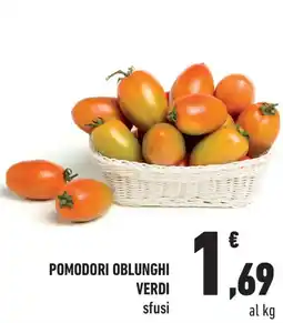 Conad City Pomodori oblunghi verdi sfusi offerta