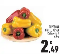 Conad City Peperoni gialli, rossi offerta