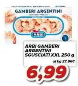 MA Supermercati Arbi gamberi argentini sgusciati xxl offerta