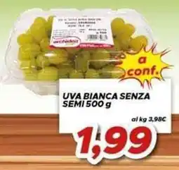 MA Supermercati Uva bianca senza semi offerta