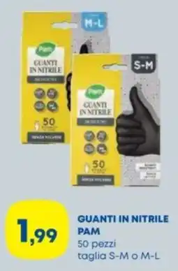 Panorama Guanti in nitrile Pam offerta
