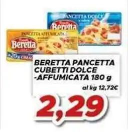 MA Supermercati Beretta pancetta cubetti dolce offerta