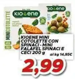 MA Supermercati Kioene mini cotolette con spinaci - mini falafel spinaci e ceci offerta