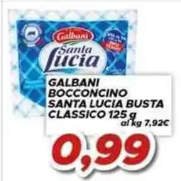 MA Supermercati Galbani Bocconcino Santa Lucia Busta Classico offerta