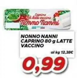 MA Supermercati Nonno Nanni caprino 80 g latte vaccino offerta