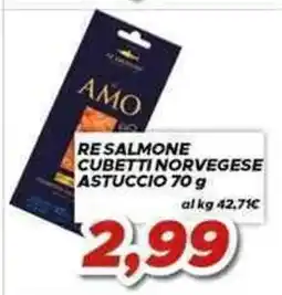 MA Supermercati Re salmone cubetti norvegesi offerta