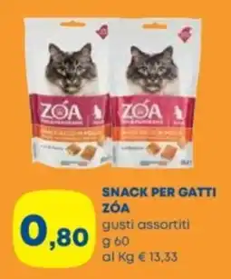 Panorama Snack per gatti ZóA offerta