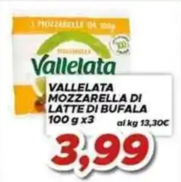 MA Supermercati Vallelata Mozzarella di latte di bufala offerta