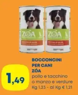 Panorama Bocconcini per cani ZOA offerta