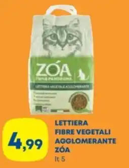 Panorama Lettiera fibre vegetali agglomerante Zóa offerta
