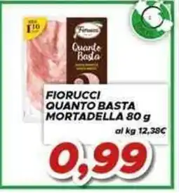 MA Supermercati Fiorucci quanto basta mortadella offerta