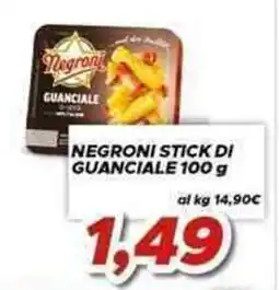 MA Supermercati Negroni stick di guanciale offerta