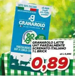 MA Supermercati Granarolo latte UHT parzialmente scremato italiano offerta