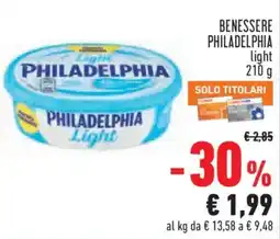 Conad City Philadelphia Light offerta