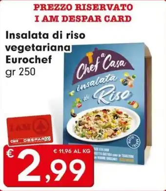Insalata di riso vegetariana Eurochef